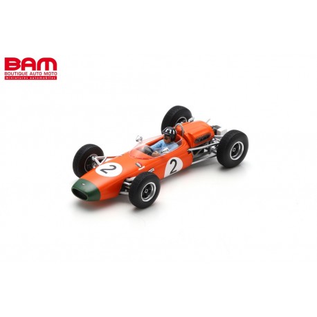 S7432 BRABHAM BT11A N°2 Tasman Series Vainqueur GP Nouvelle-Zélande 1965 Graham Hill