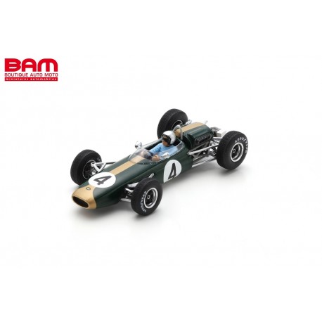S7434 BRABHAM BT11A N°4 Tasman Series Vainqueur GP Australie 1965 Jack Brabham