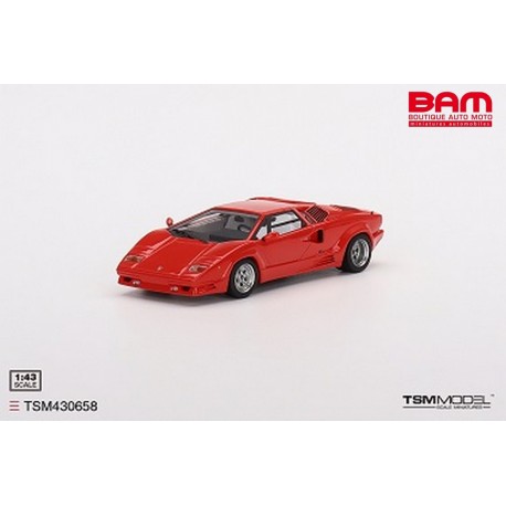 TSM430658 LAMBORGHINI Countach 25th Anniversary Rosso