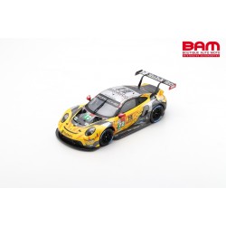 SPARK 18S699 PORSCHE 911 RSR-19 N°72 Hub Auto Racing -1er Hyperpole LMGTE Pro class 24H Le Mans 2021