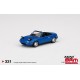 MINI GT MGT00331-L MAZDA Miata MX-5 (NA) Mariner Blue Headlight Up LHD (1/64)