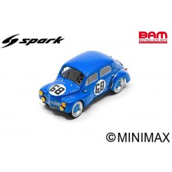SPARK S5221 RENAULT 4CV 1063 N°68 24H Le Mans 1952 E. de Regibus - M. Porta (1/43)