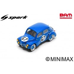 SPARK S5222 RENAULT 4CV 1063 N°67 24H Le Mans 1952 J. Rédelé - G. Lapchin (1/43)