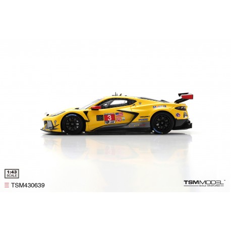 TRUESCALE TSM430639 CHEVROLET Corvette C8.R N°3 Corvette Racing IMSA 24H Daytona 2022 N. Catsburg - A. García- J. Taylor (1/43)