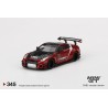 MINI GT MGT00345-L NISSAN GT-R R35 Type 2 Rear Wing ver 3 Red LB Word Livery 2.0 LHD (1/64)