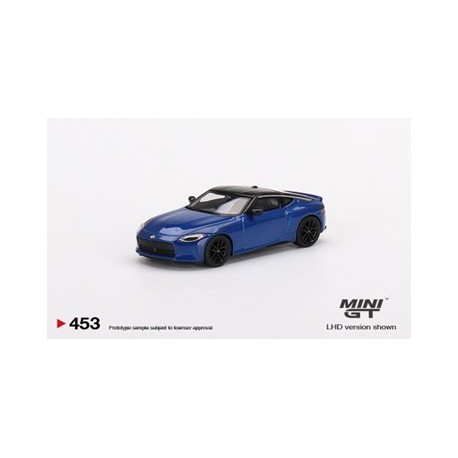 MINI GT MGT00453-L NISSAN Z Performance 2023 Seiran Blue LHD 1/64