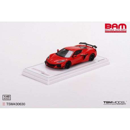 TRUESCALE TSM430630 CHEVROLET Corvette Z06 2023 Torch Red (1/43)
