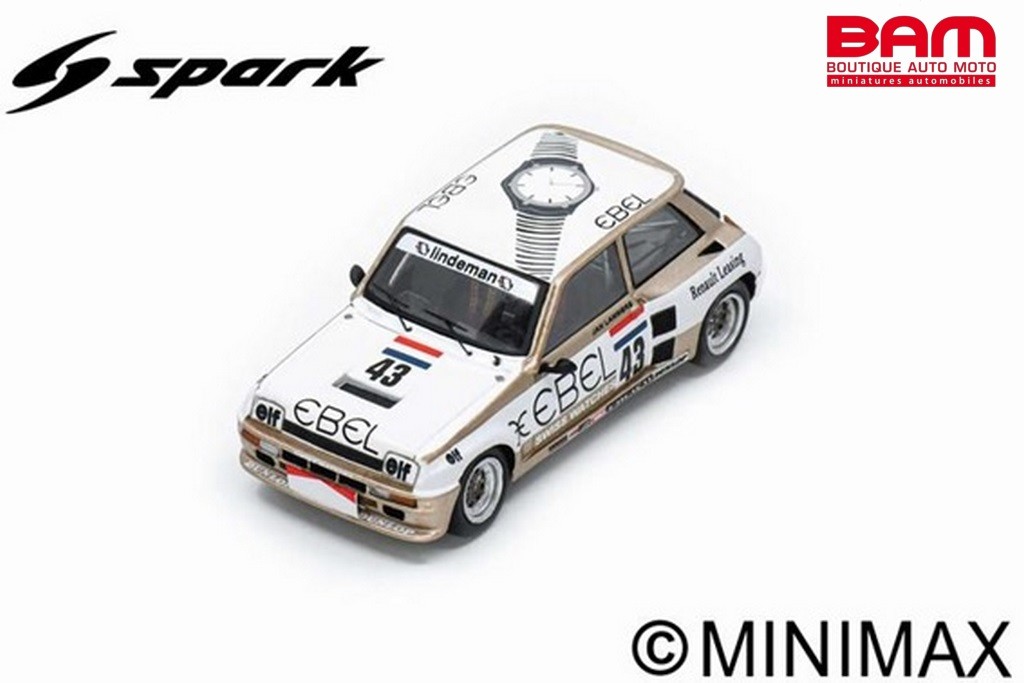 1:43 SPARK Renault R5 Turbo #43 Europa Cup 1982 J.Lammers S6023