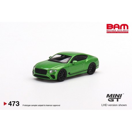 MINI GT MGT00473-L BENTLEY Continental GT Speed 2022 Apple Green (1/64)
