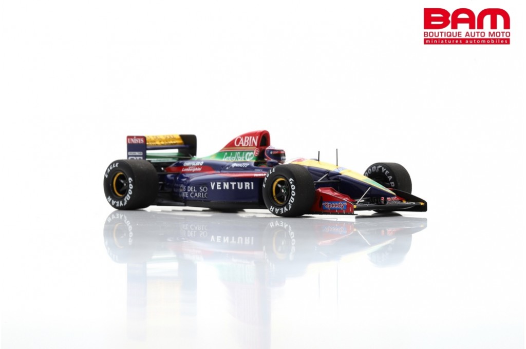 SPARK S6968 VENTURI Larrousse LC92 N°29 6ème GP Monaco 1992
