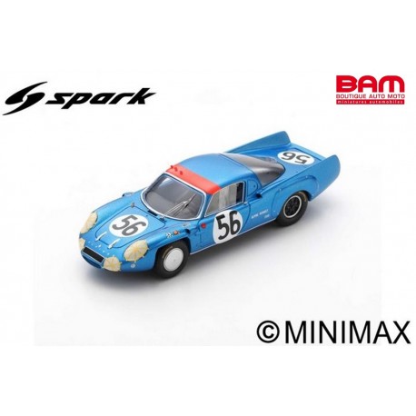 SPARK S5691 ALPINE A210 N°56 24H Le Mans 1967 G. Larrousse - P. Depailler (1/43)