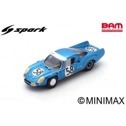 SPARK S5692 ALPINE A210 N°58 24H Le Mans 1967 P. Vidal - L. Cella (1/43)