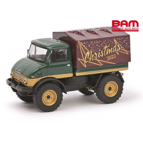 SCHUCO 452036300 UNIMOG U 406 Christmas 1/64ème (1/64)