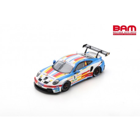 SPARK SI019 PORSCHE 911 GT3 Cup N°8 Porsche Carrera Cup Italie 2022 -Jorge Lorenzo (300ex) (1/43)