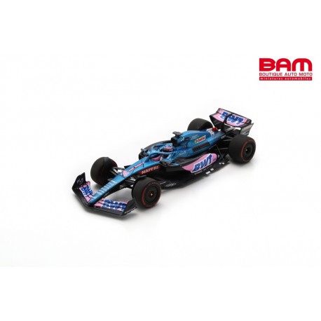 S8555 ALPINE A522 N°14 BWT Alpine F1 Team 5ème GP Brésil 2022 Fernando Alonso (1/43)