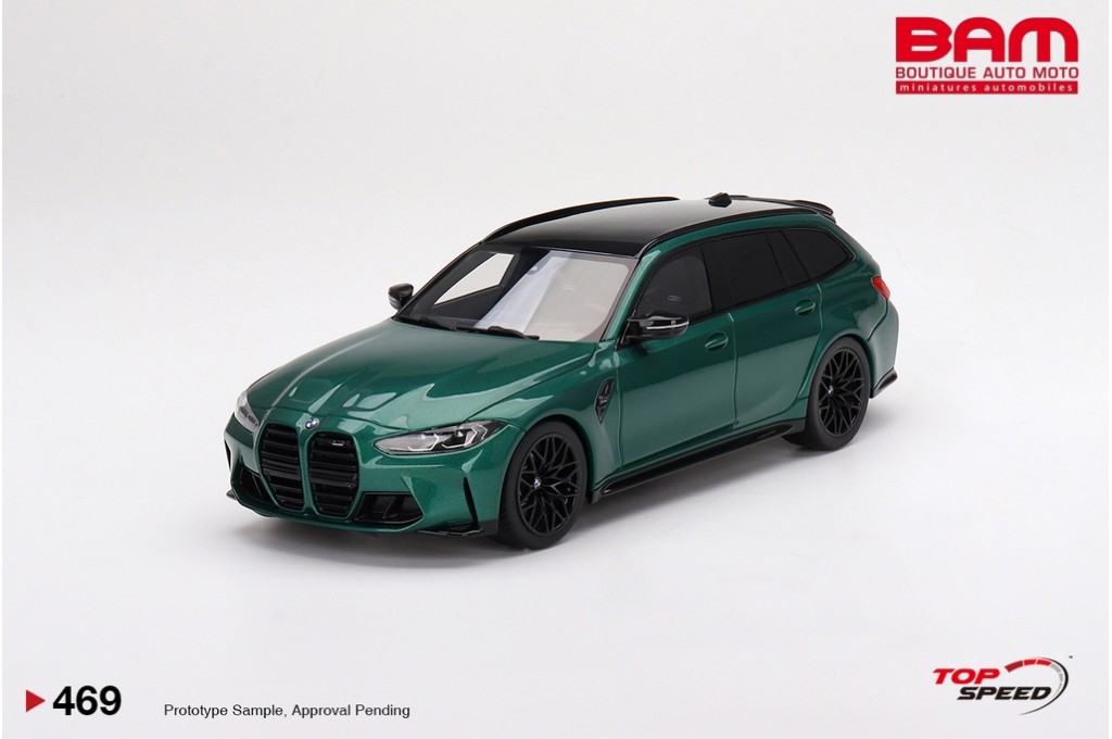TOP SPEED TS0469 BMW M3 Competition Touring (G81) Isle of Man Green ...