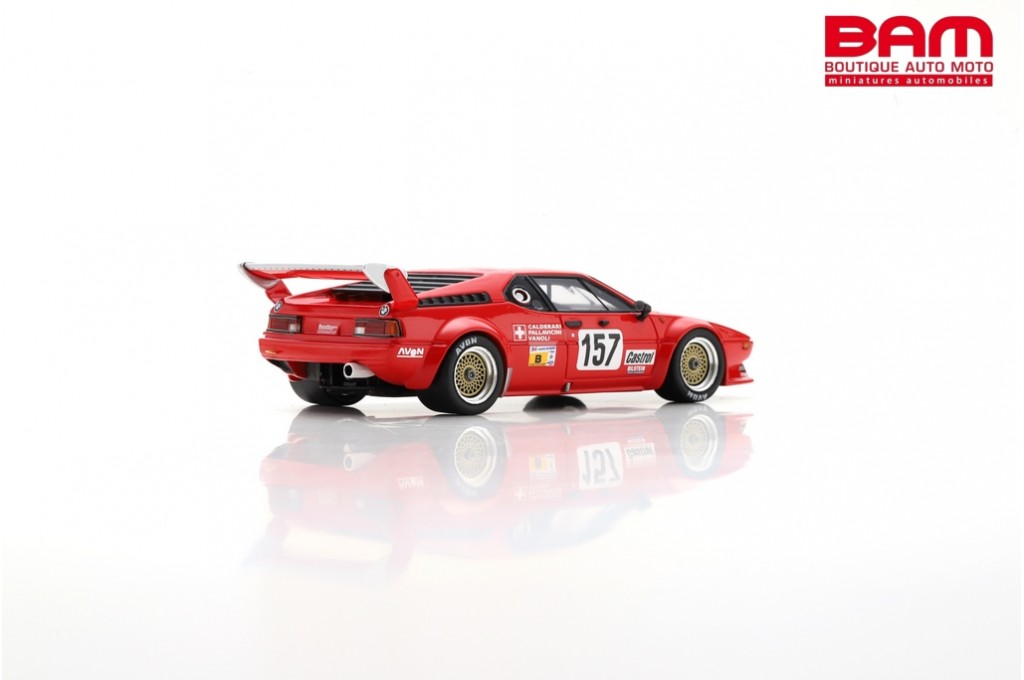 Miniature Spark BMW M1 N°157 – 24H Le Mans 1985 – échelle 1/43 – Neuve
