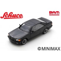 SCHUCO 450921400 MERCEDES-BENZ 560 SEC AMG 1986 Noir (1/43)