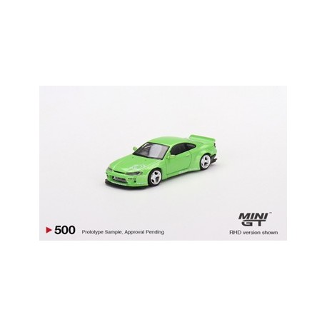 MINI GT MGT00500-R NISSAN Silvia Pandem (S15) Green RHD (1/64)