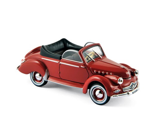 Miniature Panhard Dyna X Cabriolet 1/43 Norev - Modèle Réduit Occasion Sans Boîte