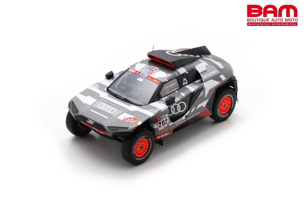 SPARK S3187 AUDI RS Q e-tron N°202 Dakar 2022 C. Sainz - L. Cruz (1/43) -  Boutique Auto Moto / SPARK