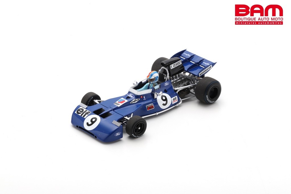 Spark 1:43 Francois Cevert Tyrrell 002 #12 2nd France GP