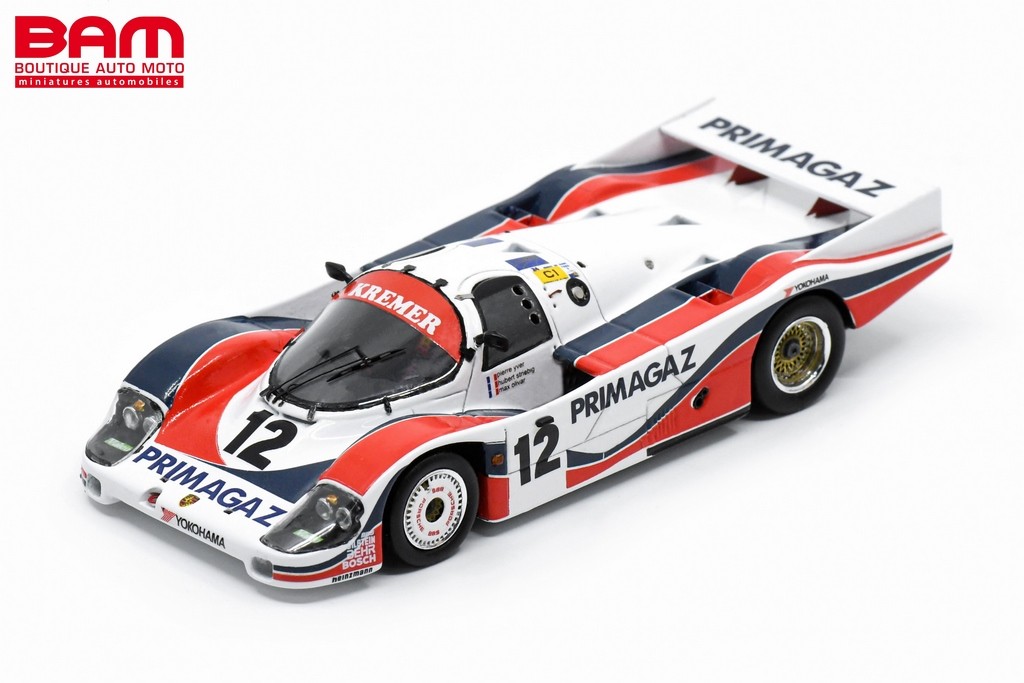 1:43 SPARK Porsche 956 2.6L Turbo #12 24H Le Mans 1986 Yver Striebig