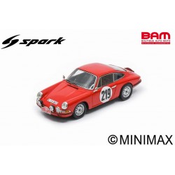 SPARK S6607 PORSCHE 911S 2.0 N°219 3ème Rallye Monte Carlo 1967 -V. Elford - D. Stone (1/43)