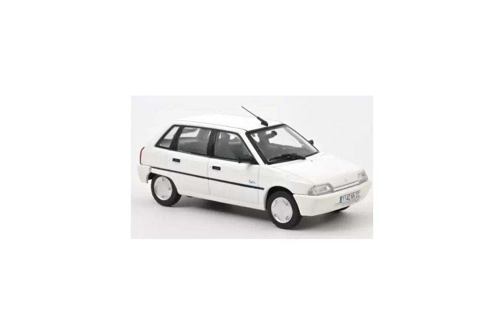 Modèle Réduit Citroën AX Sport 1987 Blanche 1/43 - Marque Odéon