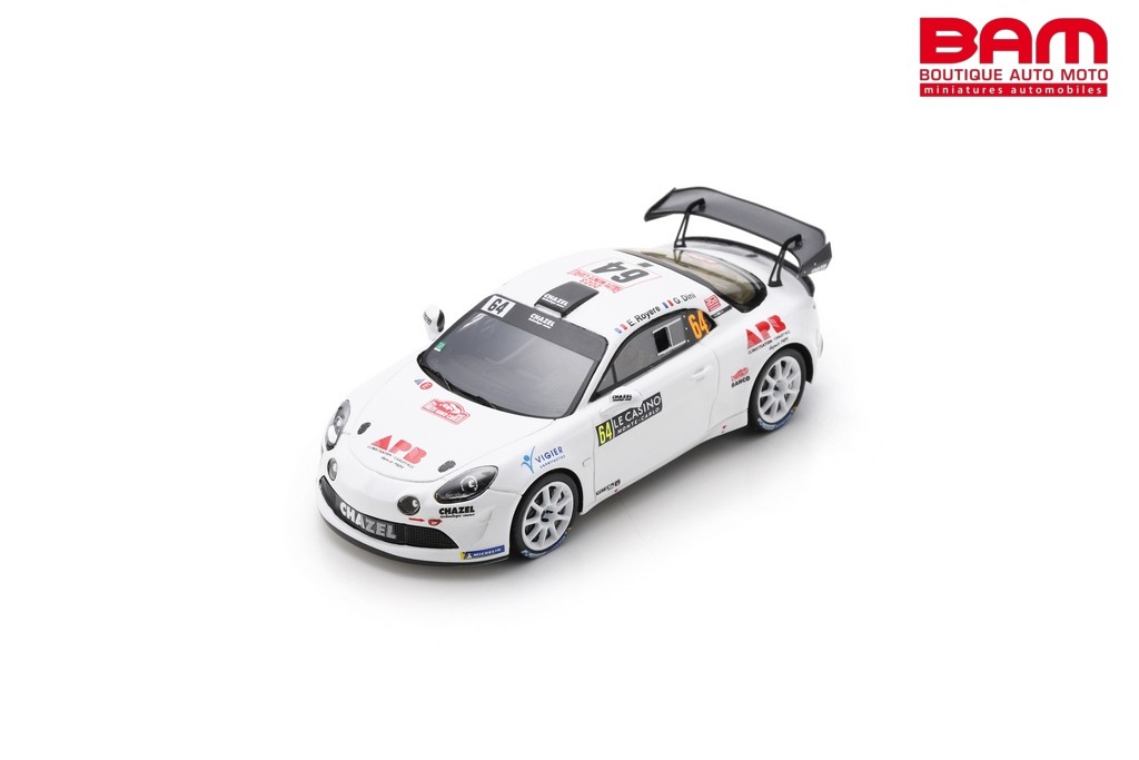 Modèle Réduit Renault Alpine A110 N°45 Rallye Rgt Rallye Monte Carlo 2021 Philippe Baffoun Arnaud Dunand