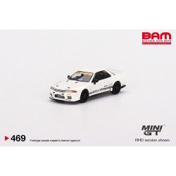 MINI GT MGT00469-R NISSAN Skyline GT-R VR32 White - Top Secret RHD (1/64)