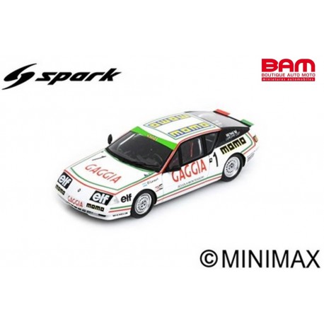 SPARK S7330 RENAULT Alpine V6 Turbo N°1 Europa Cup Champion 1985 Oscar Larrauri (1/43)