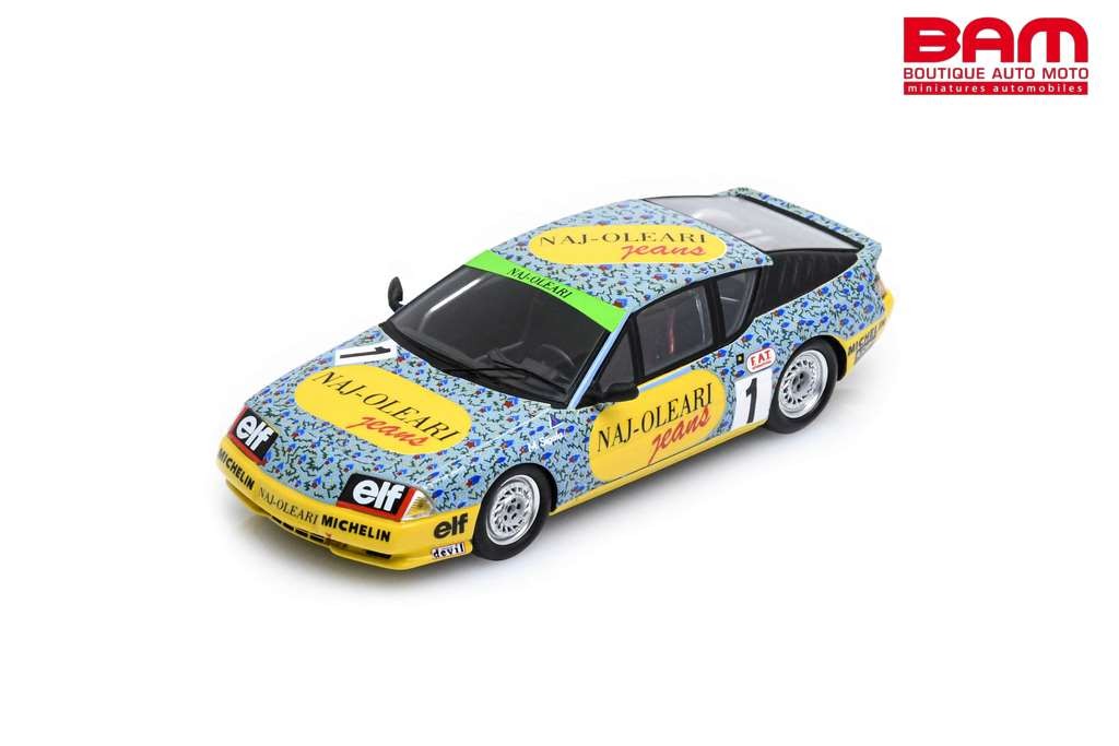 ミニカー　1/43 Alpine V6 Turbo Champion Renault Elf Turbo Europa Cup 1988 Massimo Sigala #1 [S7333] Alpine Renault V6 Turbo Massimo Sigala Europa Cup Champion