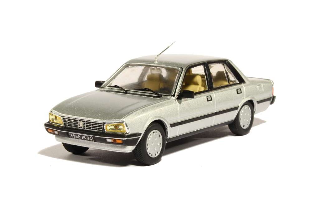 Miniature Peugeot 505 GR 1982 - Argent - ODEON - 1/43 - Neuve
