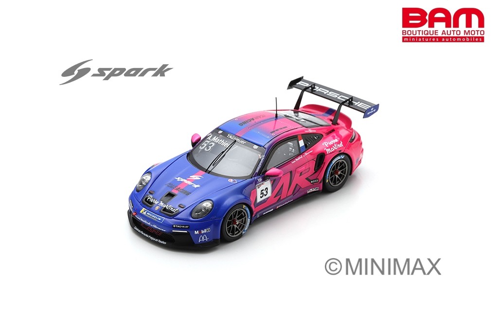 ミニカー　1/43 Porsche 911 GT3 Cup Porsche Carrera Cup France Spa 2021 Spark Motorsport Arthur Mathieu #53 [SF260] 1/43 Spark 2021 Porsche 911 GT3 Cup #53 Carrera Cup France