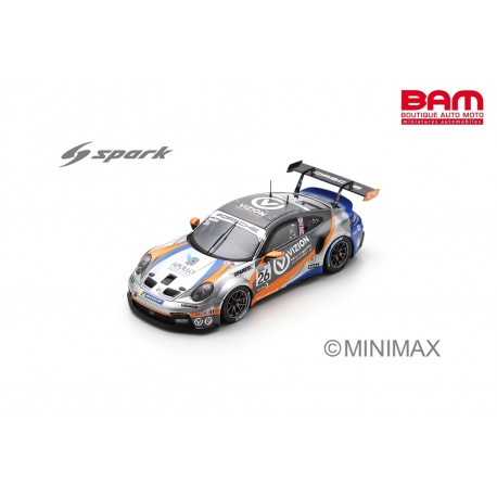 SPARK UK018 PORSCHE 911 GT3 Cup N°26 Porsche Carrera Cup Champion Grande Bretagne 2022 Kiern Jewiss (300ex) (1/43)