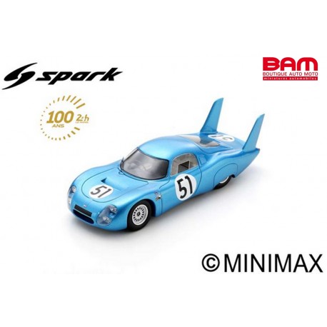 SPARK S4595 CD N°51 24H Le Mans 1966 C. Laurent - J-C. Ogier (1/43)