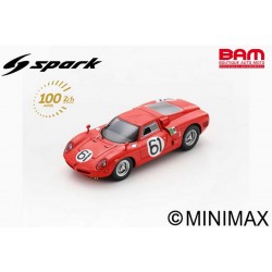SPARK S9252 SERENISSIMA Coupe N°61 Test Day Le Mans 1966 Louis Corberto (1/43)