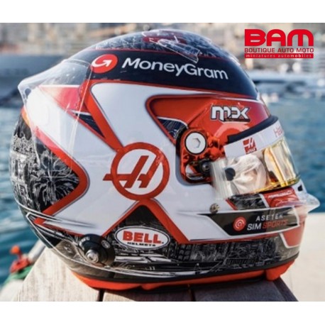 SPARK 5HF100 CASQUE Kevin Magnussen - Haas MoneyGram F1 Team - GP Monaco 2023