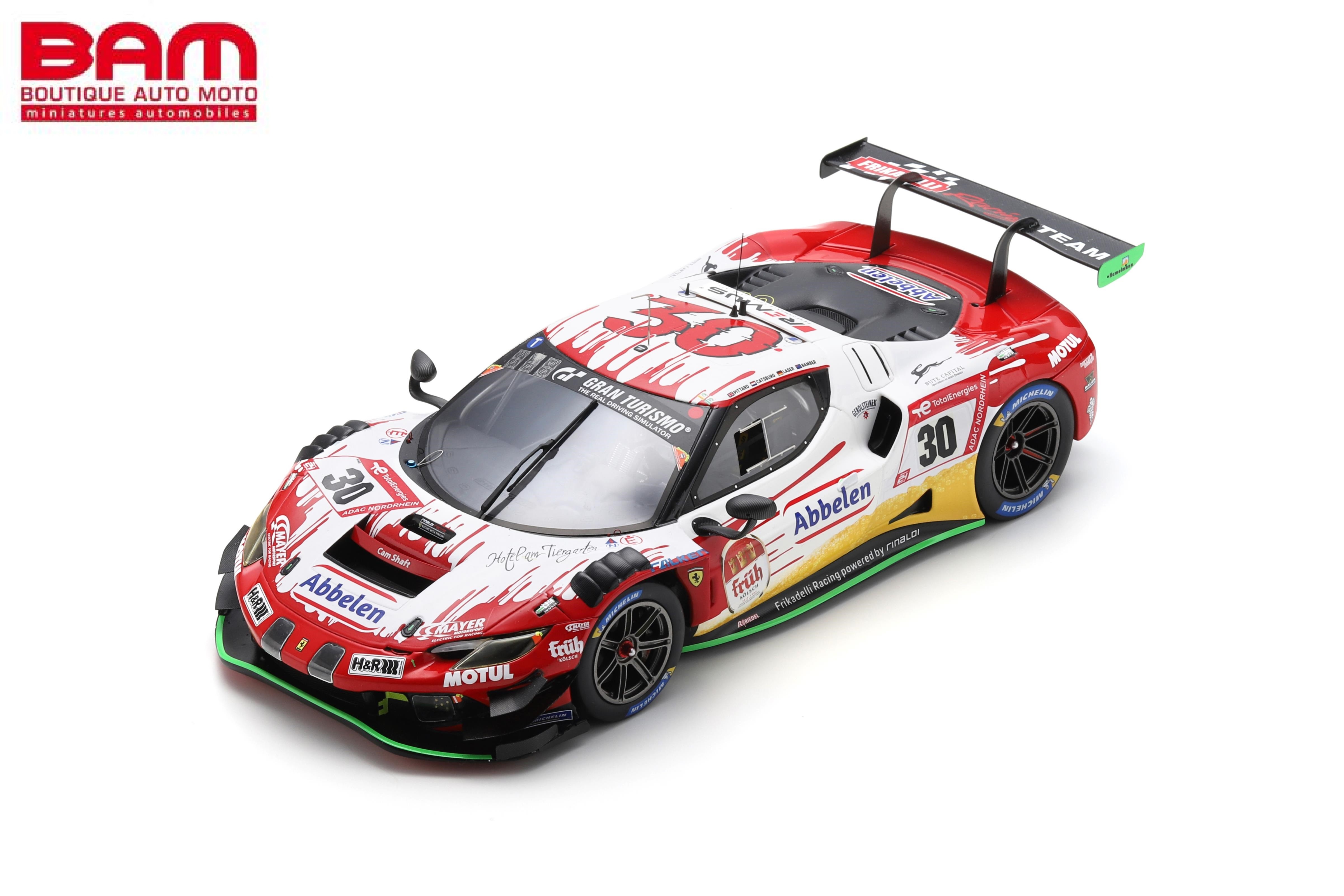 LOOKSMART LS18RC025 FERRARI 296 GT3 N°30 Fikadelli Racing Team Vainqueur  24H Nürburgring 2023 - Boutique Auto Moto / SPARK