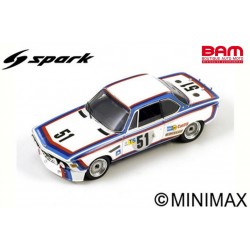 SPARK 18S857 BMW 3.0 CSL N°51 11th 24H Le Mans 1973 1/18