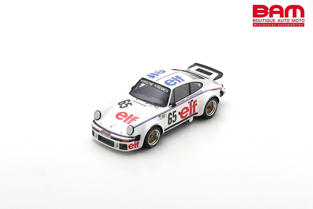 Spark 18S863 Porsche 934 N°65 19th 24H Le Mans 1976 B. Wollek