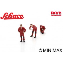 SCHUCO 450788000 SET 3 figurines mécaniciens IHC (1/32)
