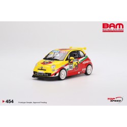 TOP SPEED TS0454 ABARTH 695 Assetto Corse N°96 Fiat Abarth Motorsport -Vainqueur Classe F 12h Bathurst 2014 (1/18)