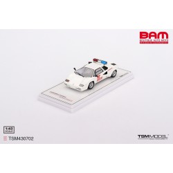 TRUESCALE TSM430702 LAMBORGHINI Countach Safety Car GP Monaco White (1/43)
