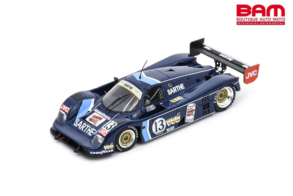 Modèle réduit Cougar C 24 S N°13 7th 24h Le Mans 1990 P. Fabre - M