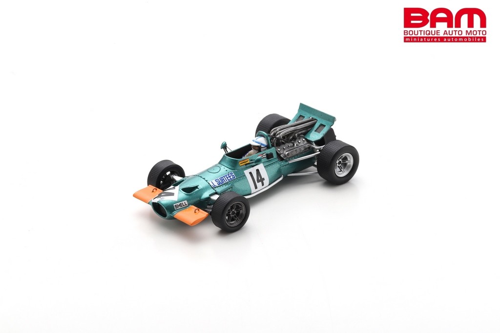 SPARK S2343 BRM P139 N°14 GP Grande-Bretagne 1969 John