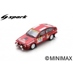 SPARK S9354 ALFA ROMEO GTV6 N°29 15ème Rallye Monte Carlo 1983 -Y. Loubert - T. Fond (1/43)