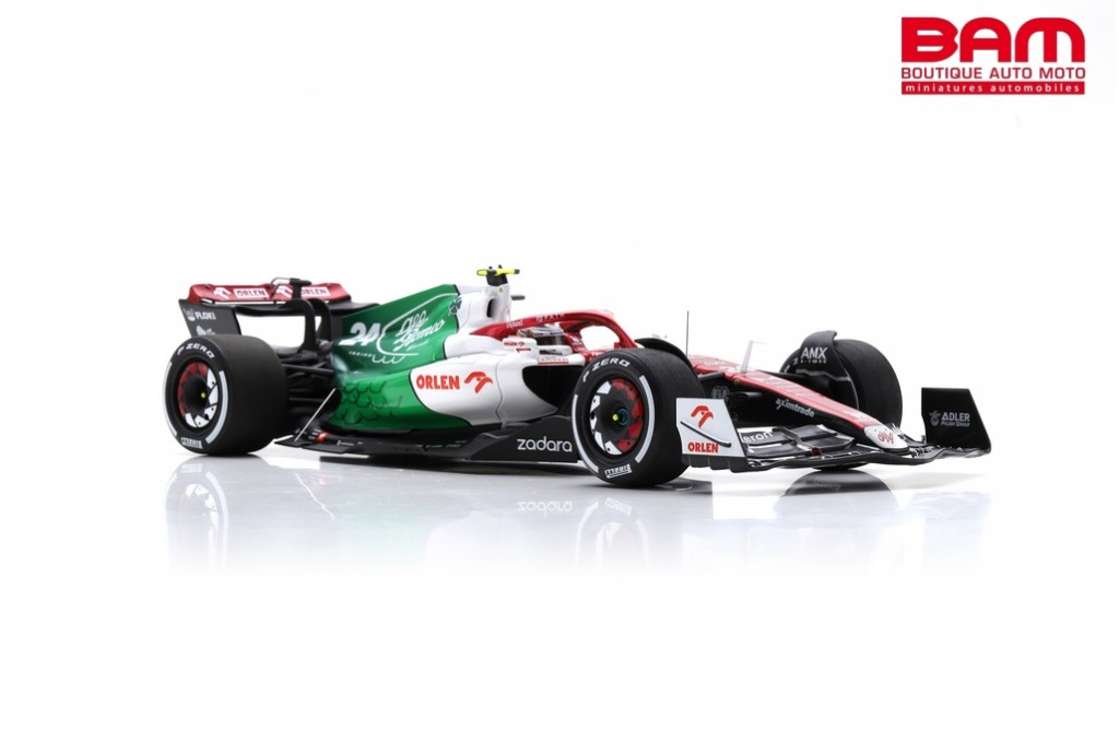 Miniature Spark Alfa Romeo F1 Orlen – 1/18 – C42 Azerbaijan 2022 – #24 Zhou Guanyu