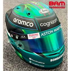 SPARK 5HF133 CASQUE Jessica Hawkins - Aston Martin Aramco Cognizant F1 Team - Debut F1 Test 2023 (1/5)